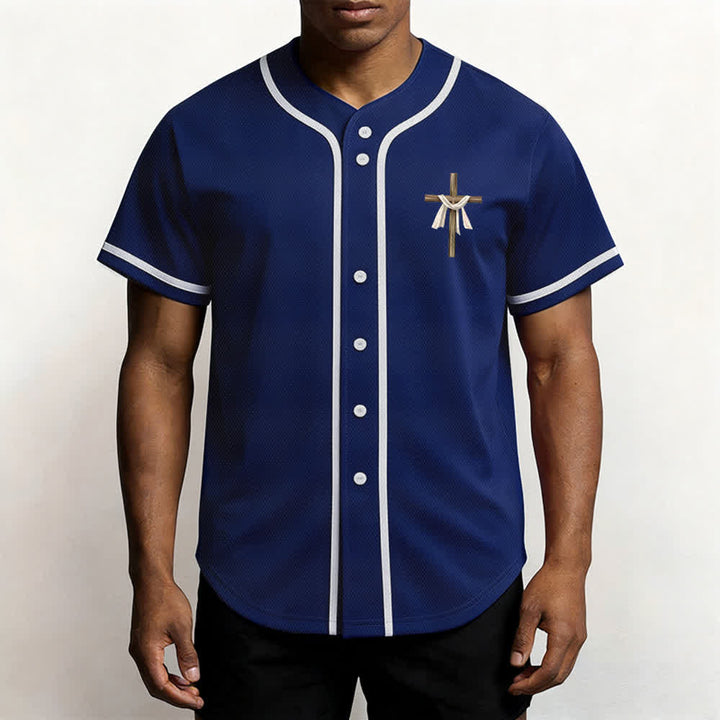 Camiseta de béisbol unisex con la frase "Él no está aquí, él ha resucitado" de Christianartworkshop. - image 53