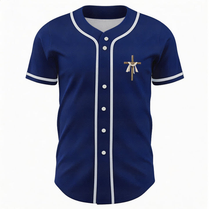 Camiseta de béisbol unisex con la frase "Él no está aquí, él ha resucitado" de Christianartworkshop. - image 51