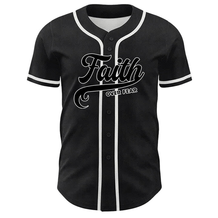 Camiseta de béisbol unisex con estampado de calavera, cordero y cruz de Christianartworkshop , "Fe sobre el miedo". - image 23