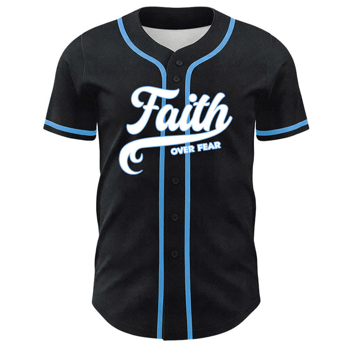 Camiseta de béisbol unisex con estampado de calavera, cordero y cruz de Christianartworkshop , "Fe sobre el miedo". - image 17