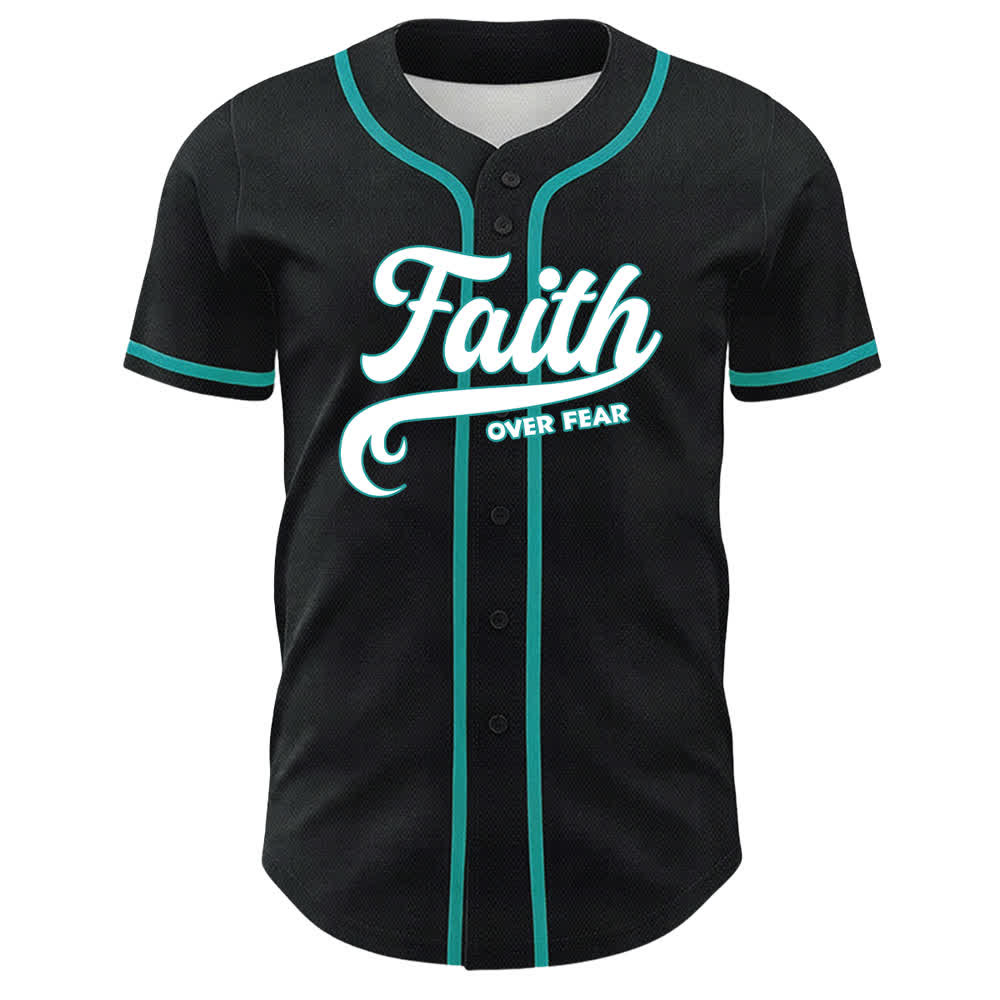 Camiseta de béisbol unisex con estampado de calavera, cordero y cruz de Christianartworkshop , "Fe sobre el miedo". - image 20