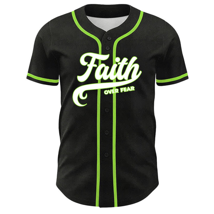 Camiseta de béisbol unisex con estampado de calavera, cordero y cruz de Christianartworkshop , "Fe sobre el miedo". - image 26