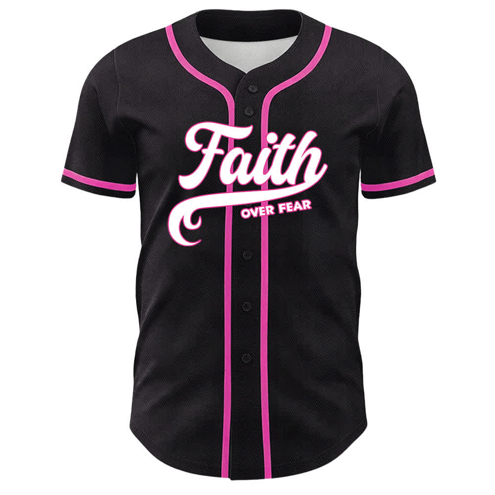 Camiseta de béisbol unisex con estampado de calavera, cordero y cruz de Christianartworkshop , "Fe sobre el miedo". - image 8
