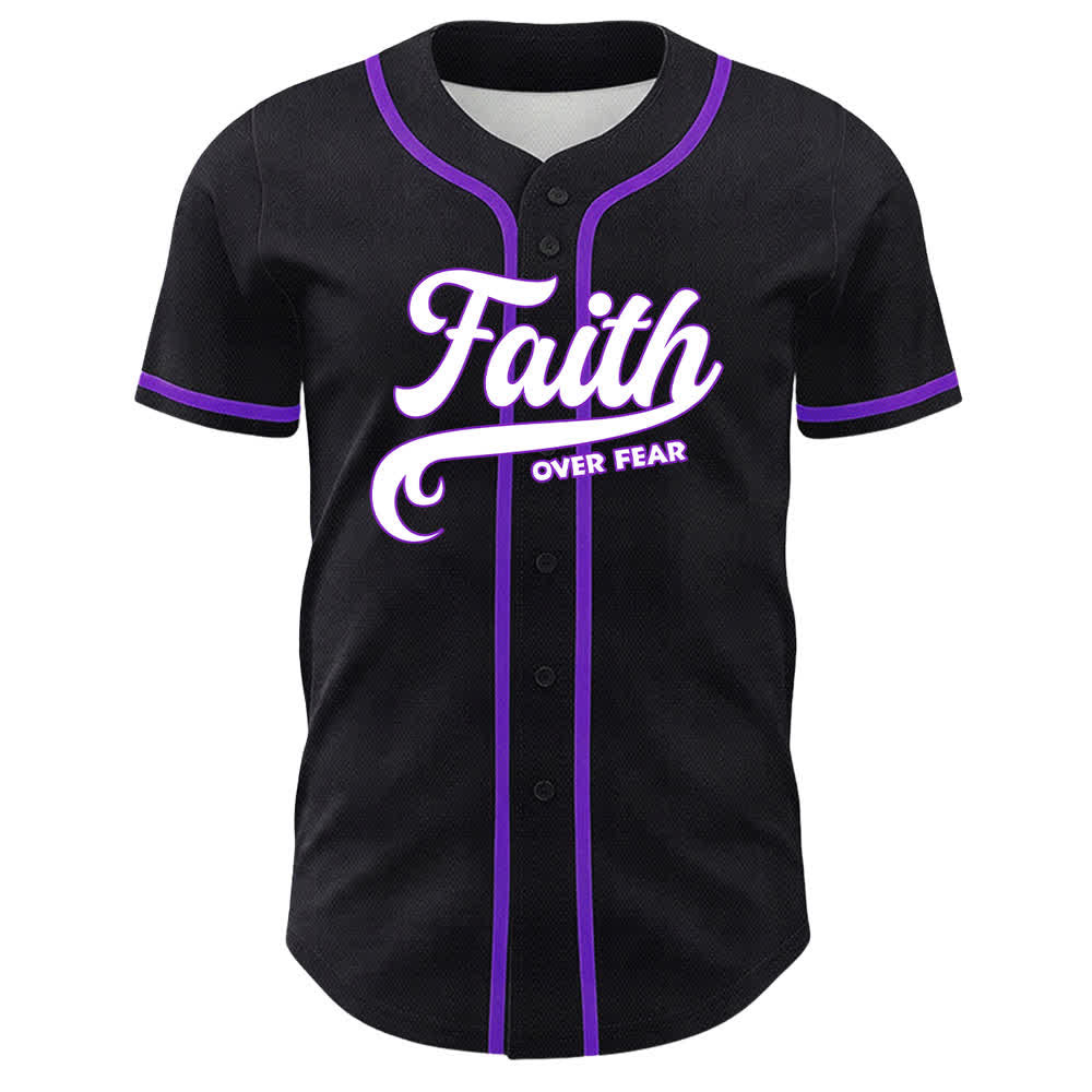 Camiseta de béisbol unisex con estampado de calavera, cordero y cruz de Christianartworkshop , "Fe sobre el miedo". - image 14