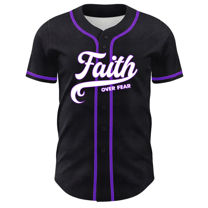 Camiseta de béisbol unisex con estampado de calavera, cordero y cruz de Christianartworkshop , "Fe sobre el miedo". - image 14