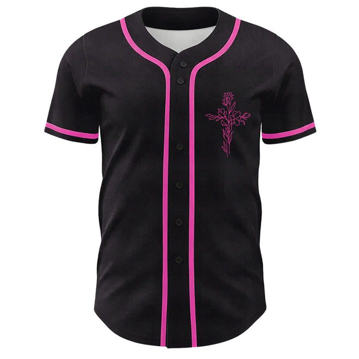 Camiseta de béisbol unisex cristiana con diseño de calavera de cordero y cruz de Christianartworkshop , "Fe sobre el miedo". - image 2