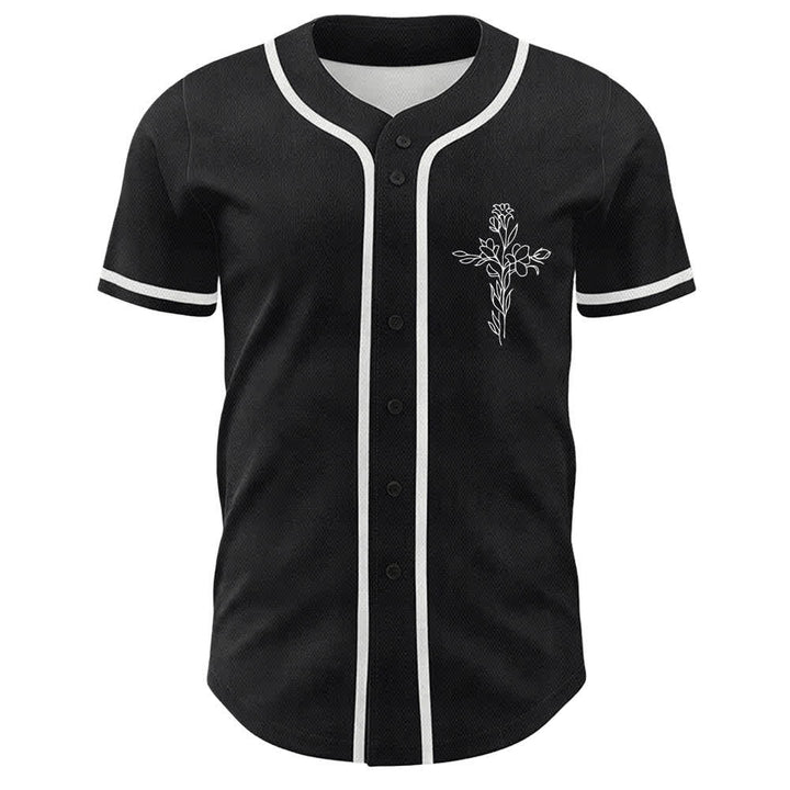 Camiseta de béisbol unisex cristiana con diseño de calavera de cordero y cruz de Christianartworkshop , "Fe sobre el miedo". - image 14