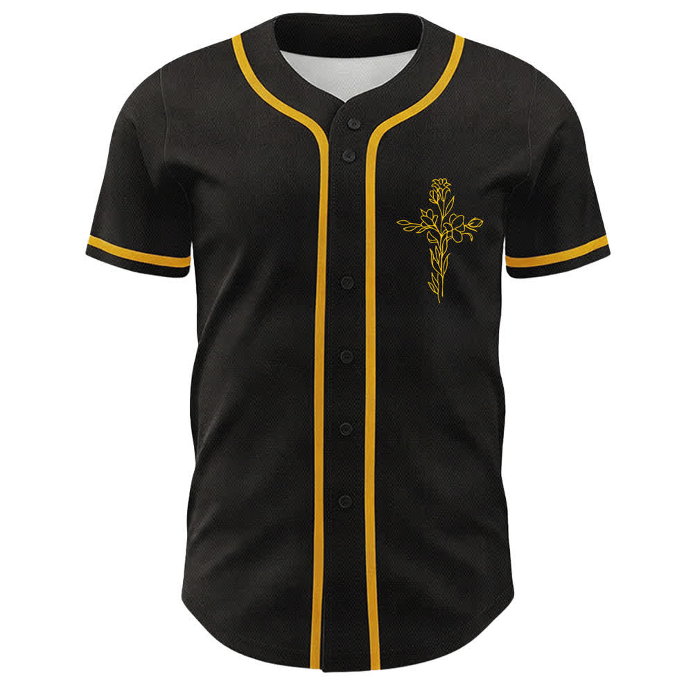 Christianartworkshop Camiseta de béisbol unisex cristiana con cruz de calavera de cordero "Fe sobre el miedo" - image 5