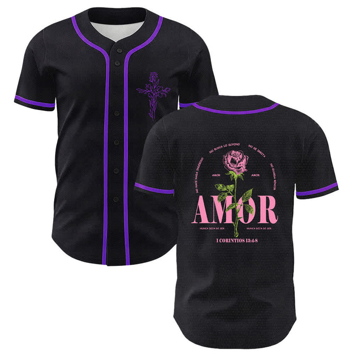 Camiseta de béisbol unisex cristiana con diseño de calavera de cordero y cruz de Christianartworkshop , "Fe sobre el miedo". - Púrpura - 5XL - image 24