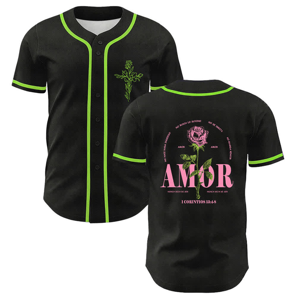 Camiseta de béisbol unisex cristiana con diseño de calavera de cordero y cruz de Christianartworkshop , "Fe sobre el miedo". - Verde claro - 5XL - image 21