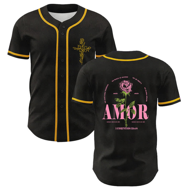 Camiseta de béisbol unisex cristiana con diseño de calavera de cordero y cruz de Christianartworkshop , "Fe sobre el miedo". - Amarillo - 5XL - image 3