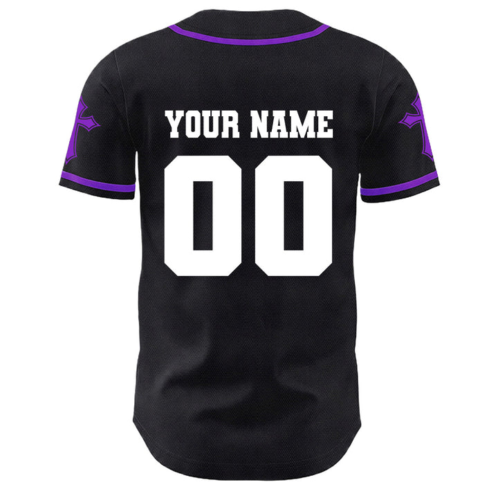 Camiseta de béisbol unisex con diseño de la Corona de Espinas de Jesús, nombre y número personalizados, manga cruzada, de Christianartworkshop. - image 31