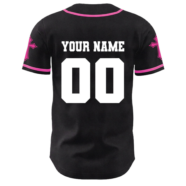 Camiseta de béisbol unisex con diseño de la Corona de Espinas de Jesús, nombre y número personalizados, manga cruzada, de Christianartworkshop. - image 18