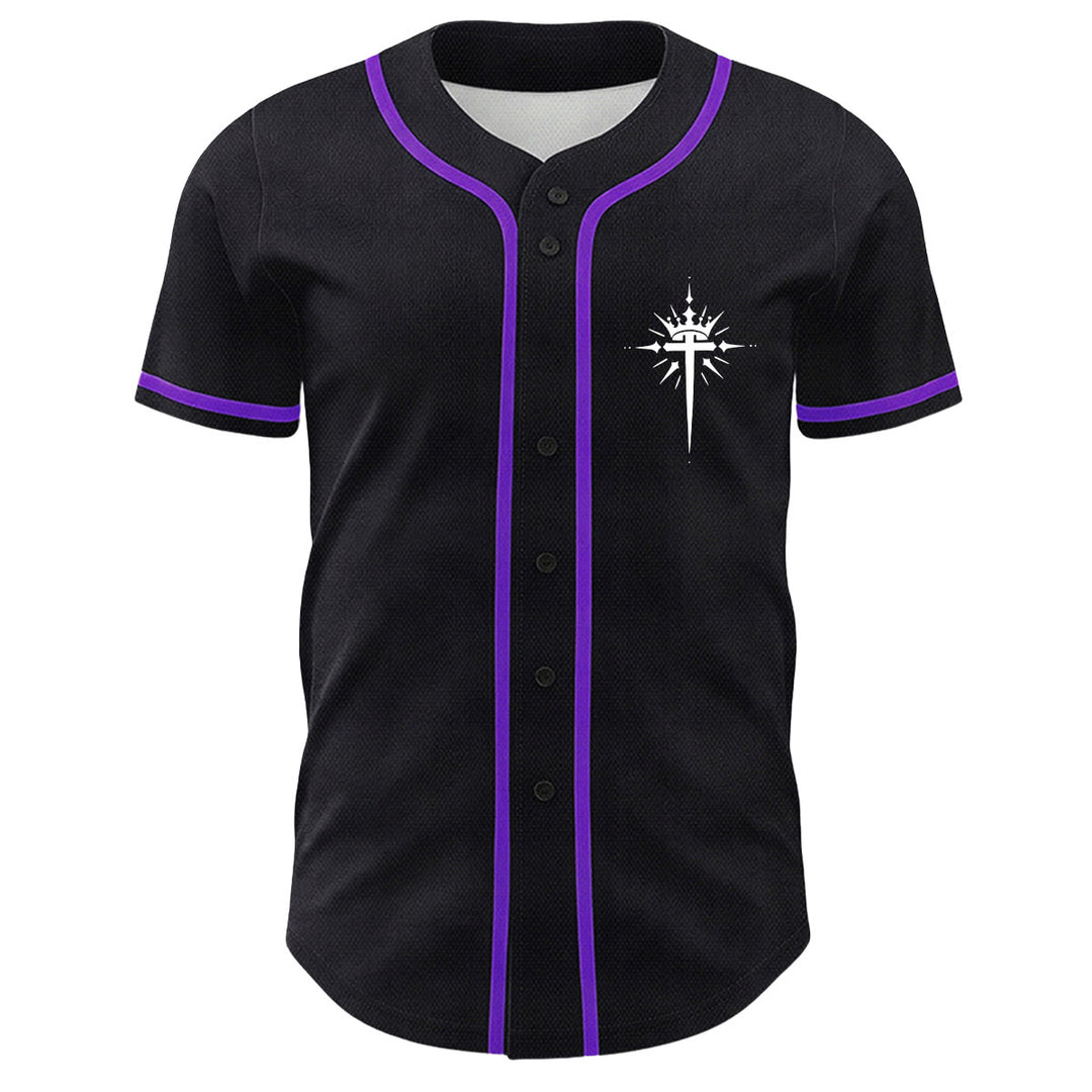 Camiseta de béisbol unisex con diseño de Yeshua, corona de espinas, cruz y alas de ángel de Christianartworkshop. - image 23