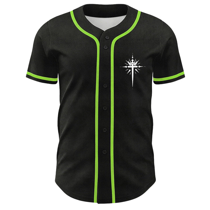 Camiseta de béisbol unisex con diseño de Yeshua, corona de espinas, cruz y alas de ángel de Christianartworkshop. - image 20