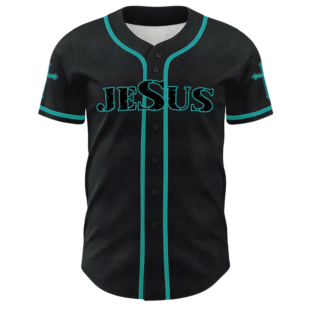 Camiseta de béisbol unisex cristiana con la Christianartworkshop de Jesús, la Virgen María y la cruz. - image 11