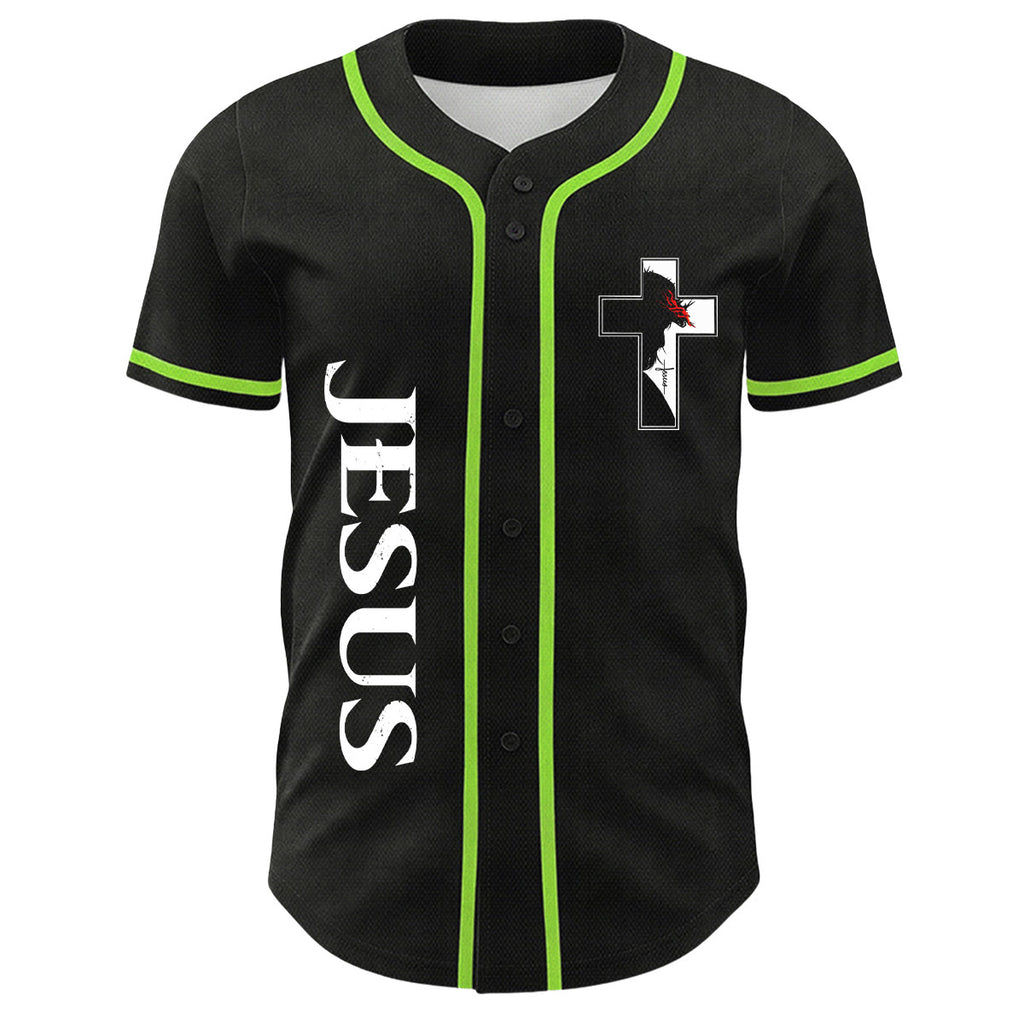 Camiseta de béisbol con gráfico de la Virgen María, Jesús crucifijo y cruz - image 23