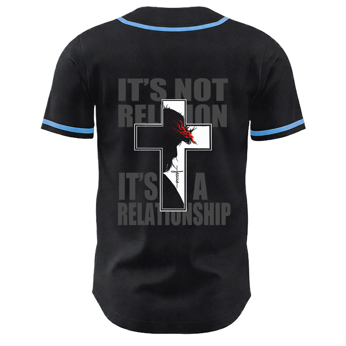 Camiseta de béisbol con gráfico de la Virgen María, Jesús crucifijo y cruz - image 16