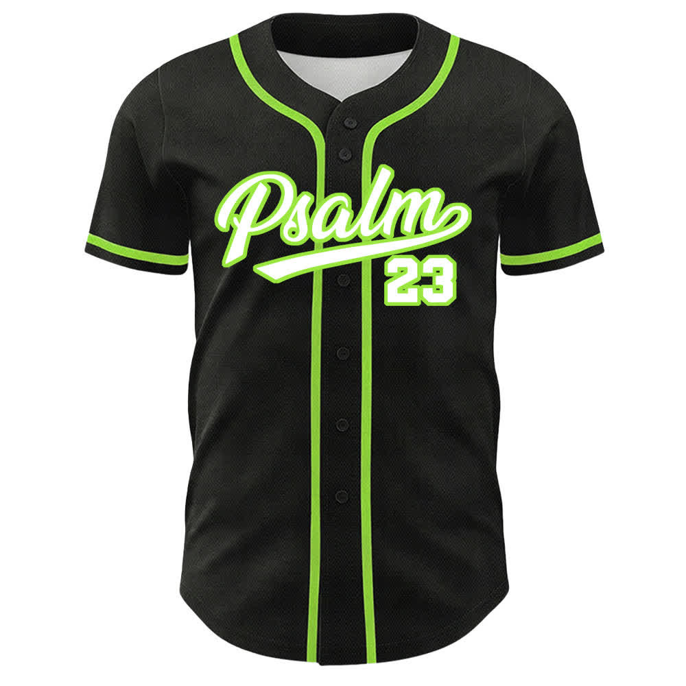 Camiseta de béisbol unisex de Christianartworkshop con el Salmo 23: El Señor es mi pastor. - image 20