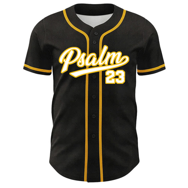 Camiseta de béisbol unisex de Christianartworkshop con el Salmo 23: El Señor es mi pastor. - image 8