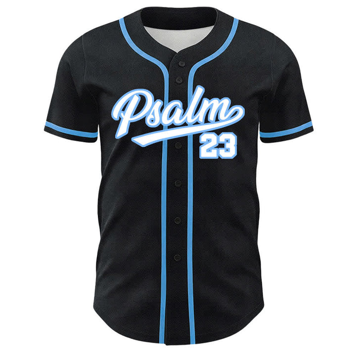 Camiseta de béisbol unisex de Christianartworkshop con el Salmo 23: El Señor es mi pastor. - image 5