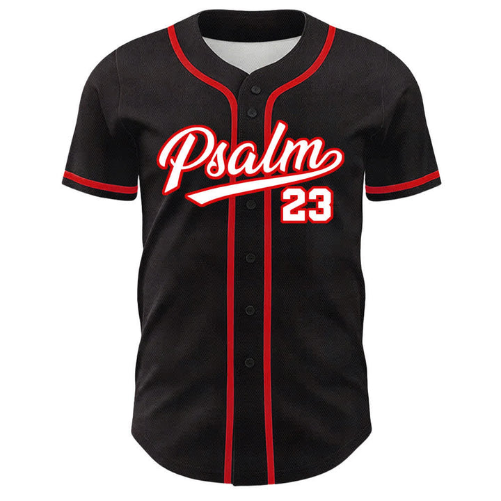Camiseta de béisbol unisex de Christianartworkshop con el Salmo 23: El Señor es mi pastor. - image 14
