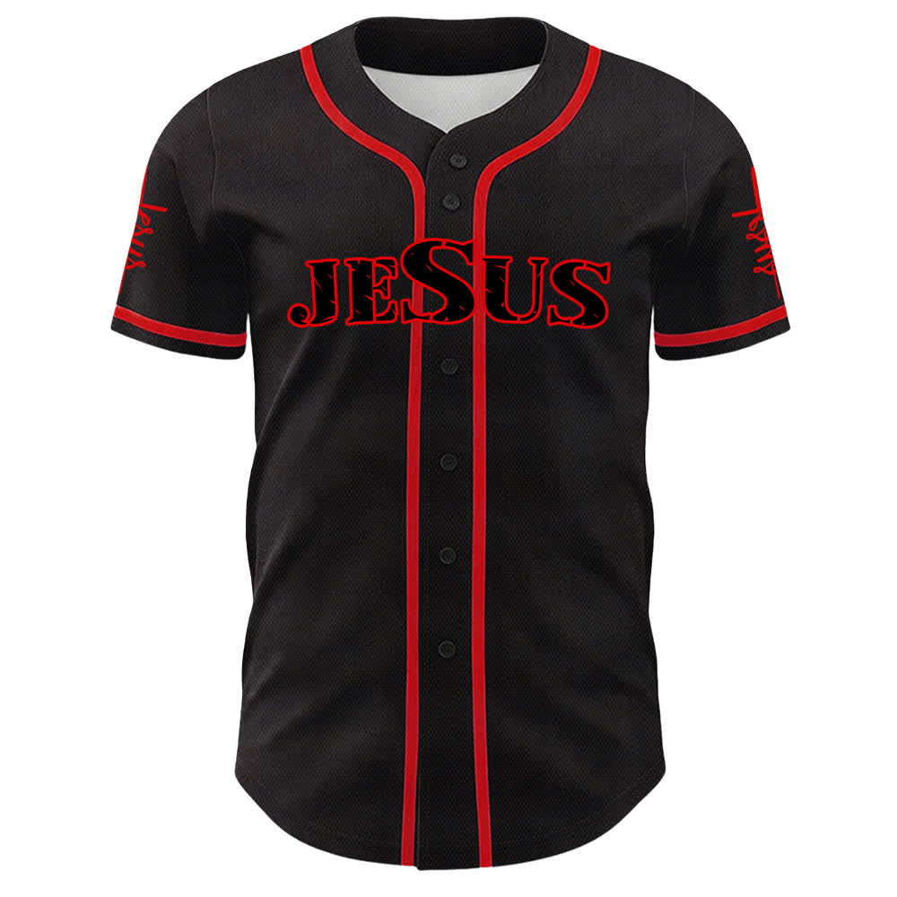 Christianartworkshop Camiseta de béisbol unisex con retrato de la corona de espinas y el espíritu de Jesús. - image 11