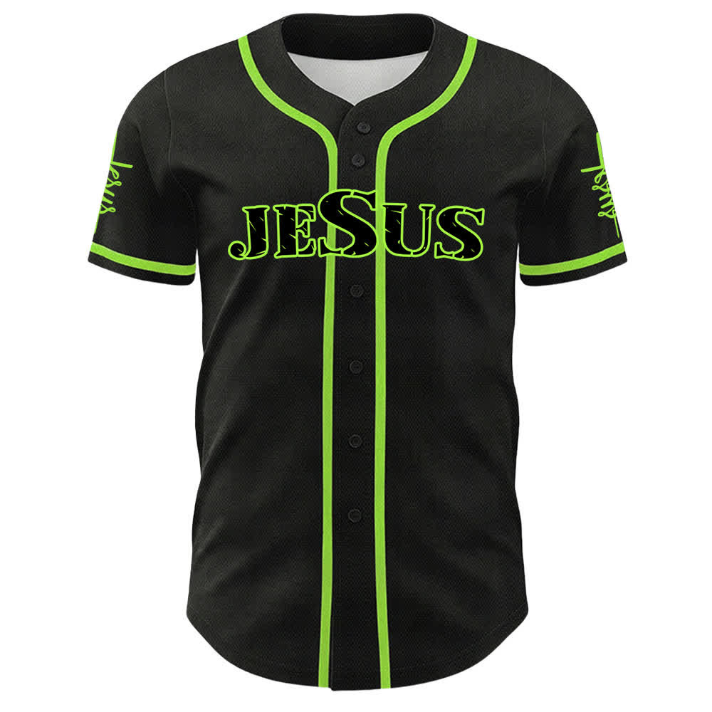 Christianartworkshop Camiseta de béisbol unisex con retrato de la corona de espinas y el espíritu de Jesús. - image 17