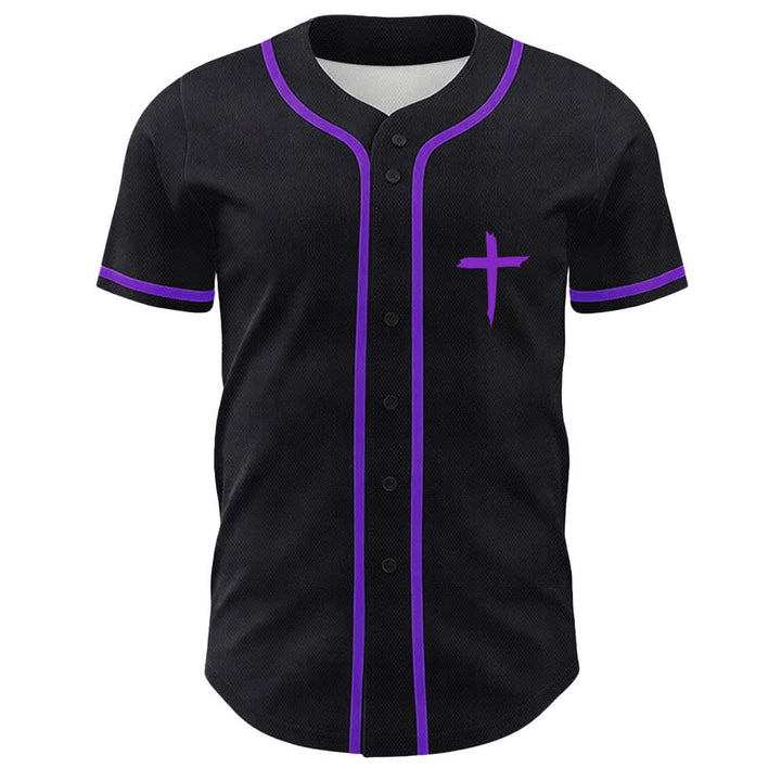 Camiseta de béisbol unisex con cruz simple de Christianartworkshop GOAT Dios sobre todas las cosas - image 20