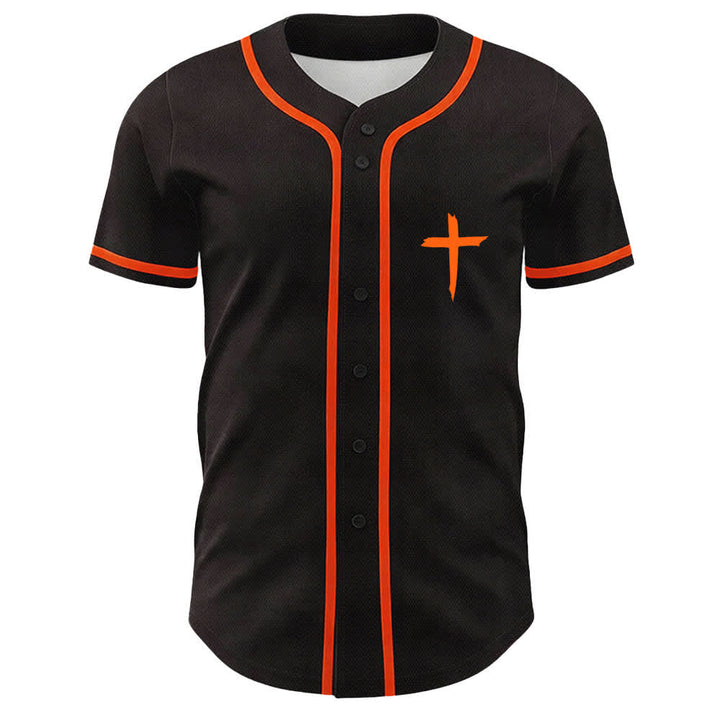 Camiseta de béisbol unisex con cruz simple de Christianartworkshop GOAT Dios sobre todas las cosas - image 11