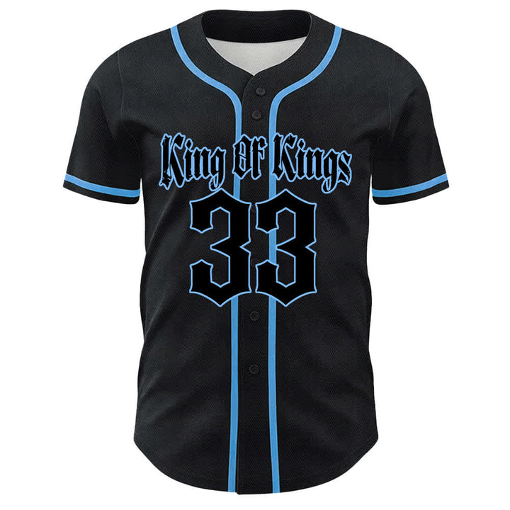 Camiseta de béisbol unisex de Christianartworkshop Rey de Reyes Número 33 Jesús Cargando la Cruz - image 13