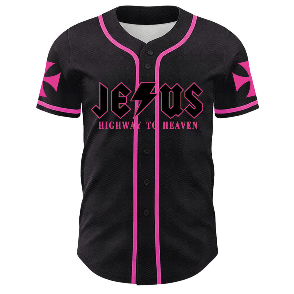 Camiseta de béisbol unisex con la imagen del León de Judá de la serie "Jesus Highway To Heaven" de Christianartworkshop, hecha con un carruaje al cielo. - image 23