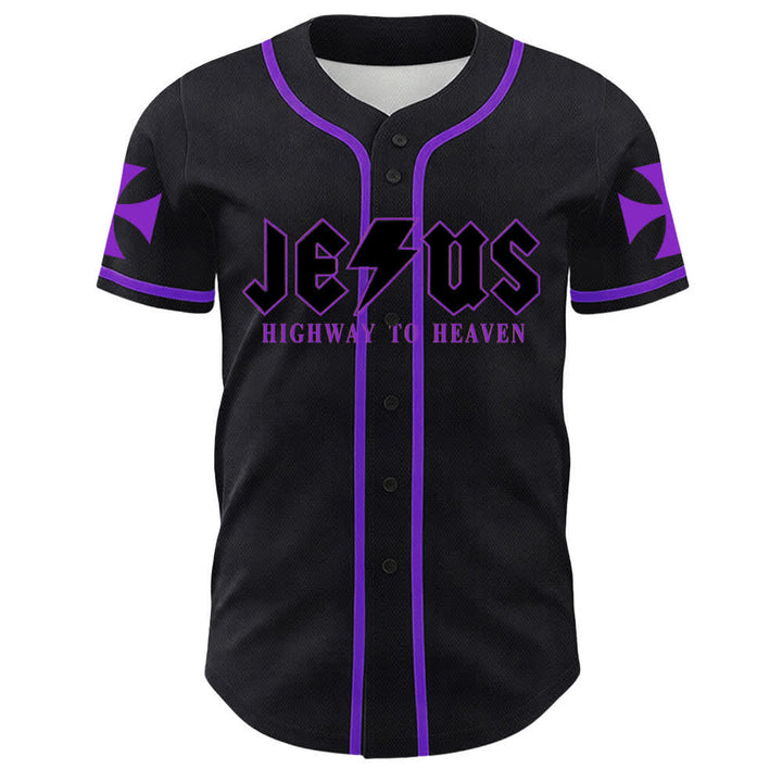Camiseta de béisbol unisex con la imagen del León de Judá de la serie "Jesus Highway To Heaven" de Christianartworkshop, hecha con un carruaje al cielo. - image 20