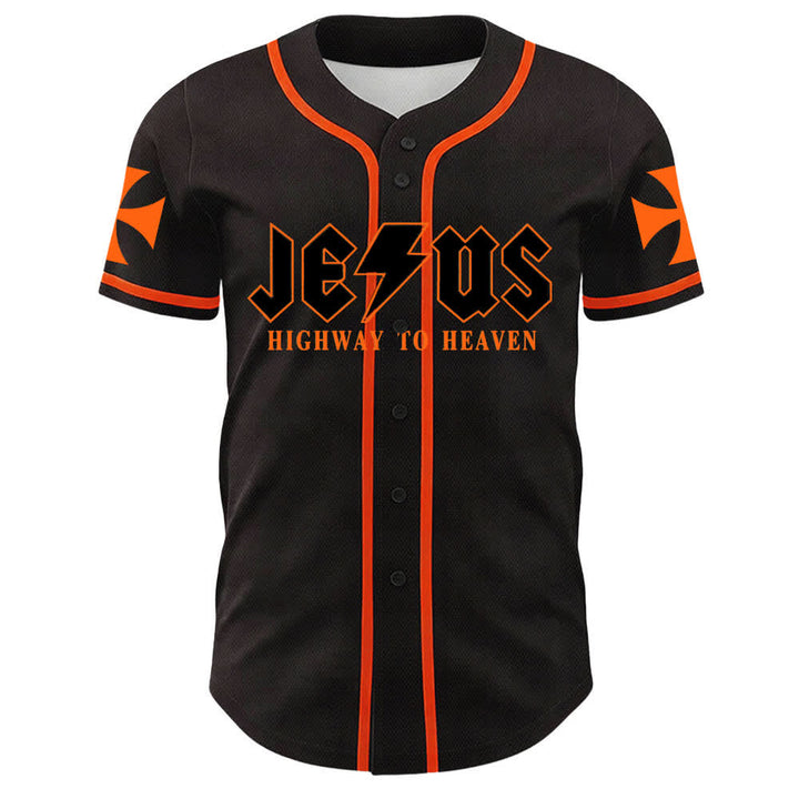 Camiseta de béisbol unisex con la imagen del León de Judá de la serie "Jesus Highway To Heaven" de Christianartworkshop, hecha con un carruaje al cielo. - image 11
