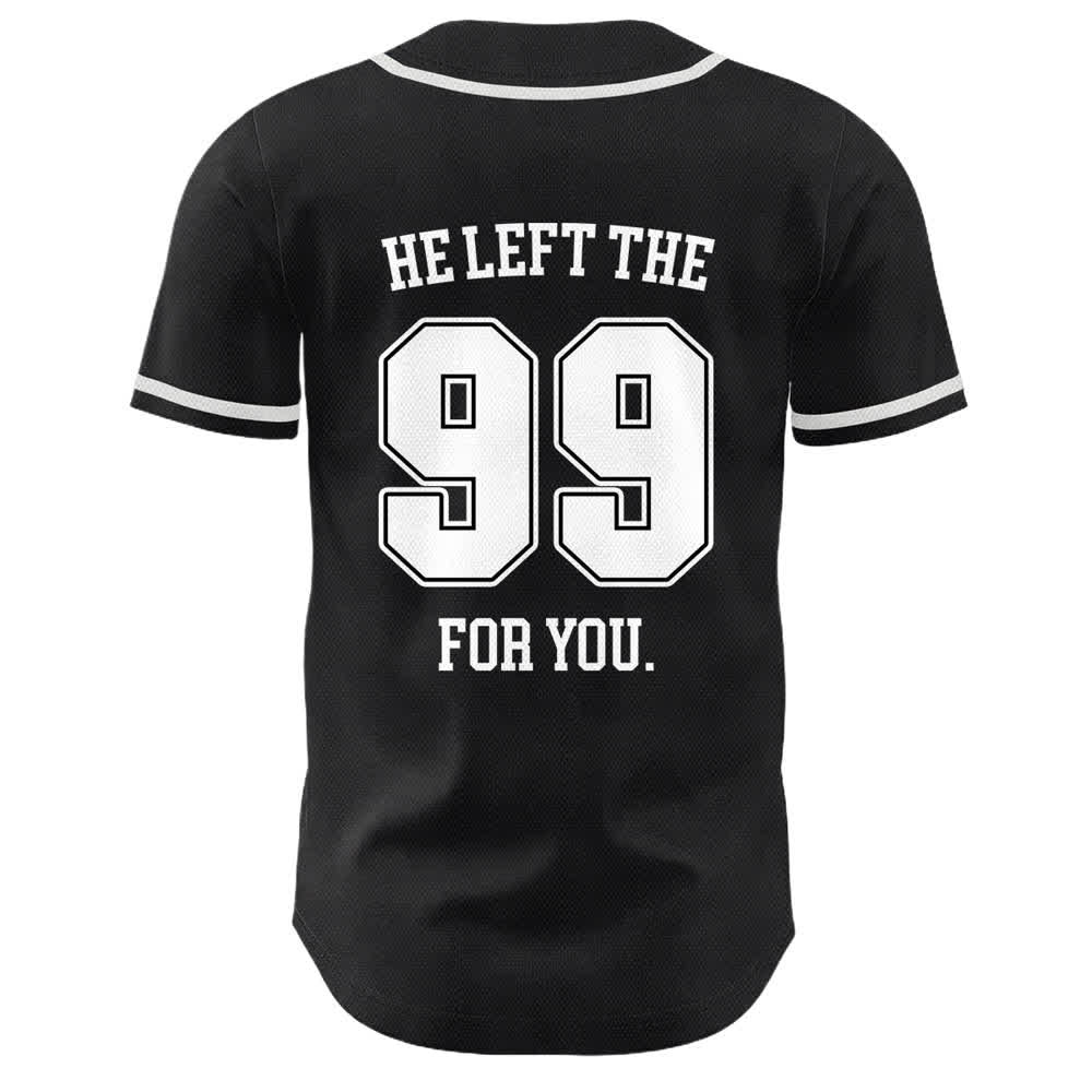 Camiseta de béisbol unisex con la frase "Jesús dejó los 99 para ti" de Christianartworkshop. - image 8