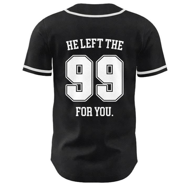 Camiseta de béisbol unisex con la frase "Jesús dejó los 99 para ti" de Christianartworkshop. - image 8
