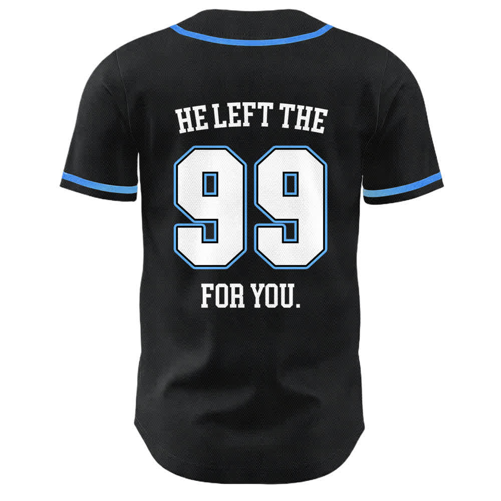 Camiseta de béisbol unisex con la frase "Jesús dejó los 99 para ti" de Christianartworkshop. - image 5