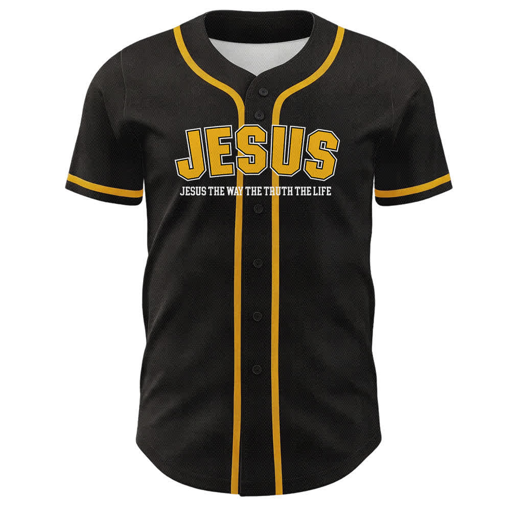 Camiseta de béisbol unisex de Christianartworkshop con el Salmo 23 de Jesús: El Señor es mi pastor. - image 2