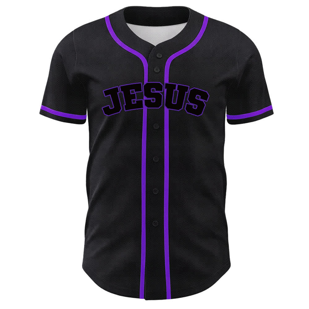 Camiseta de béisbol unisex del equipo de Christianartworkshop Jesús número 7: Fue, es, es y vendrá. - image 23
