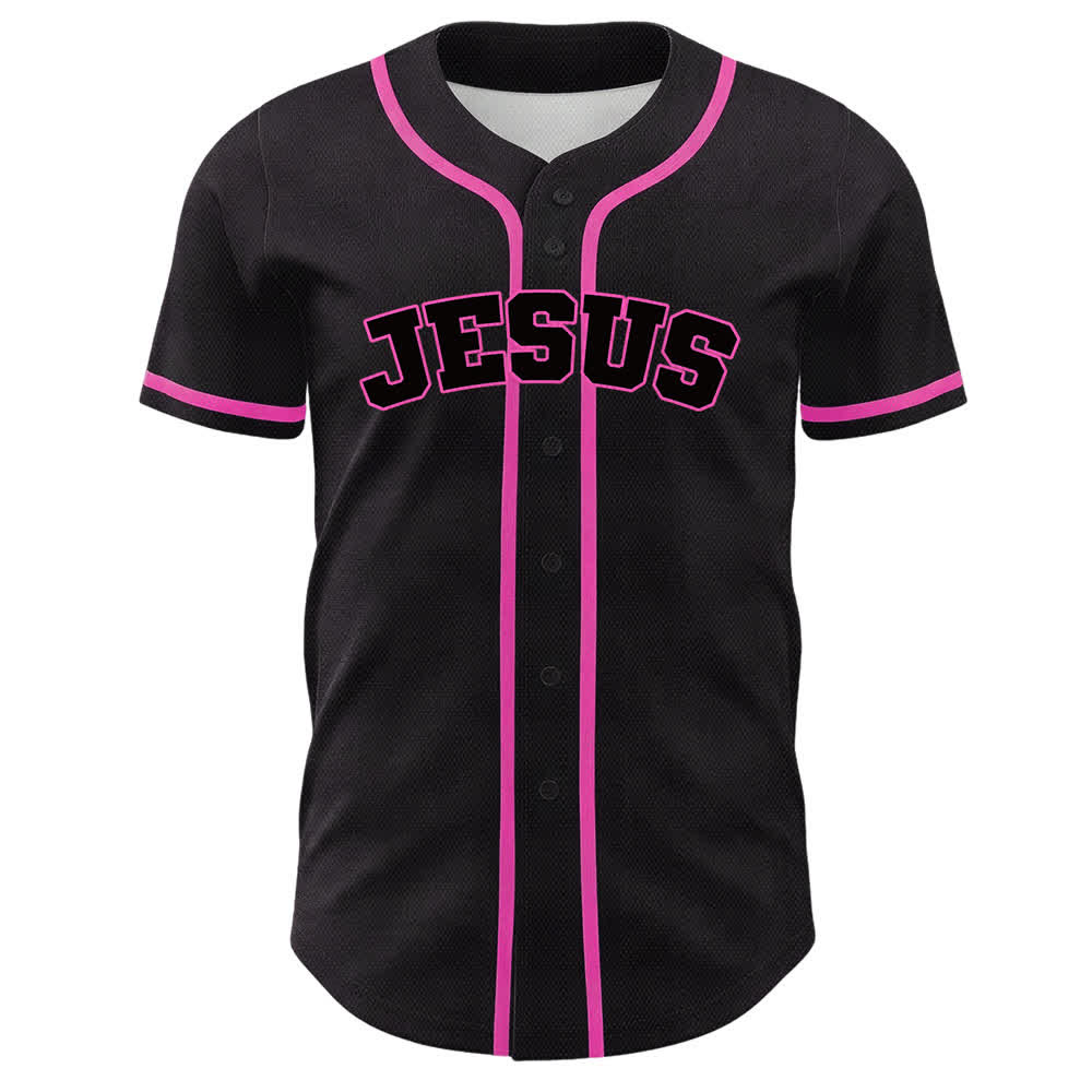 Camiseta de béisbol unisex del equipo de Christianartworkshop Jesús número 7: Fue, es, es y vendrá. - image 11