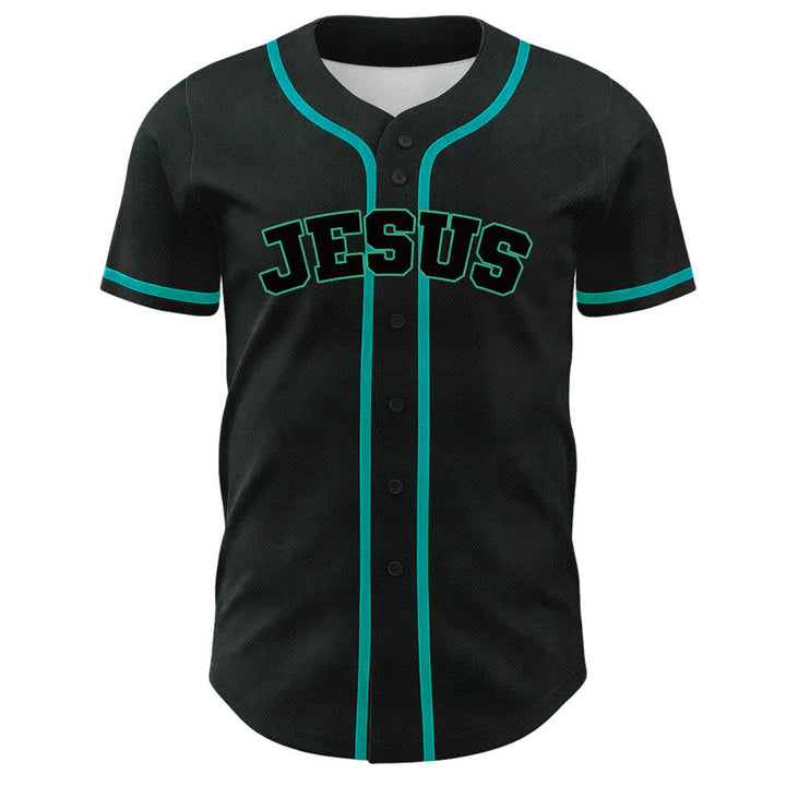 Camiseta de béisbol unisex del equipo de Christianartworkshop Jesús número 7: Fue, es, es y vendrá. - image 26