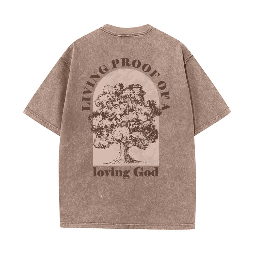 Christianartworkshop Camiseta extragrande lavada con estampado de árbol de Living Proof - image 13