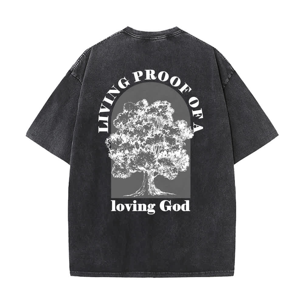 Christianartworkshop Camiseta extragrande lavada con estampado de árbol de Living Proof - image 7