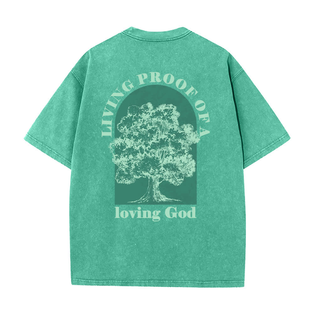 Christianartworkshop Camiseta extragrande lavada con estampado de árbol de Living Proof - image 16