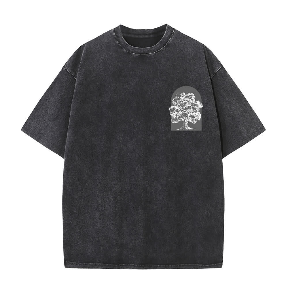 Christianartworkshop Camiseta extragrande lavada con estampado de árbol de Living Proof - image 8