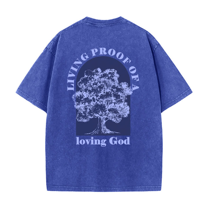 Christianartworkshop Camiseta extragrande lavada con estampado de árbol de Living Proof - image 19