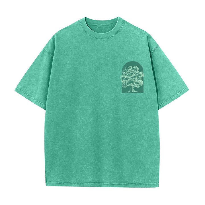 Christianartworkshop Camiseta extragrande lavada con estampado de árbol de Living Proof - image 17