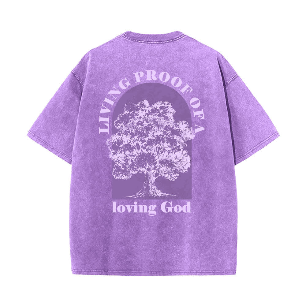 Christianartworkshop Camiseta extragrande lavada con estampado de árbol de Living Proof - image 22