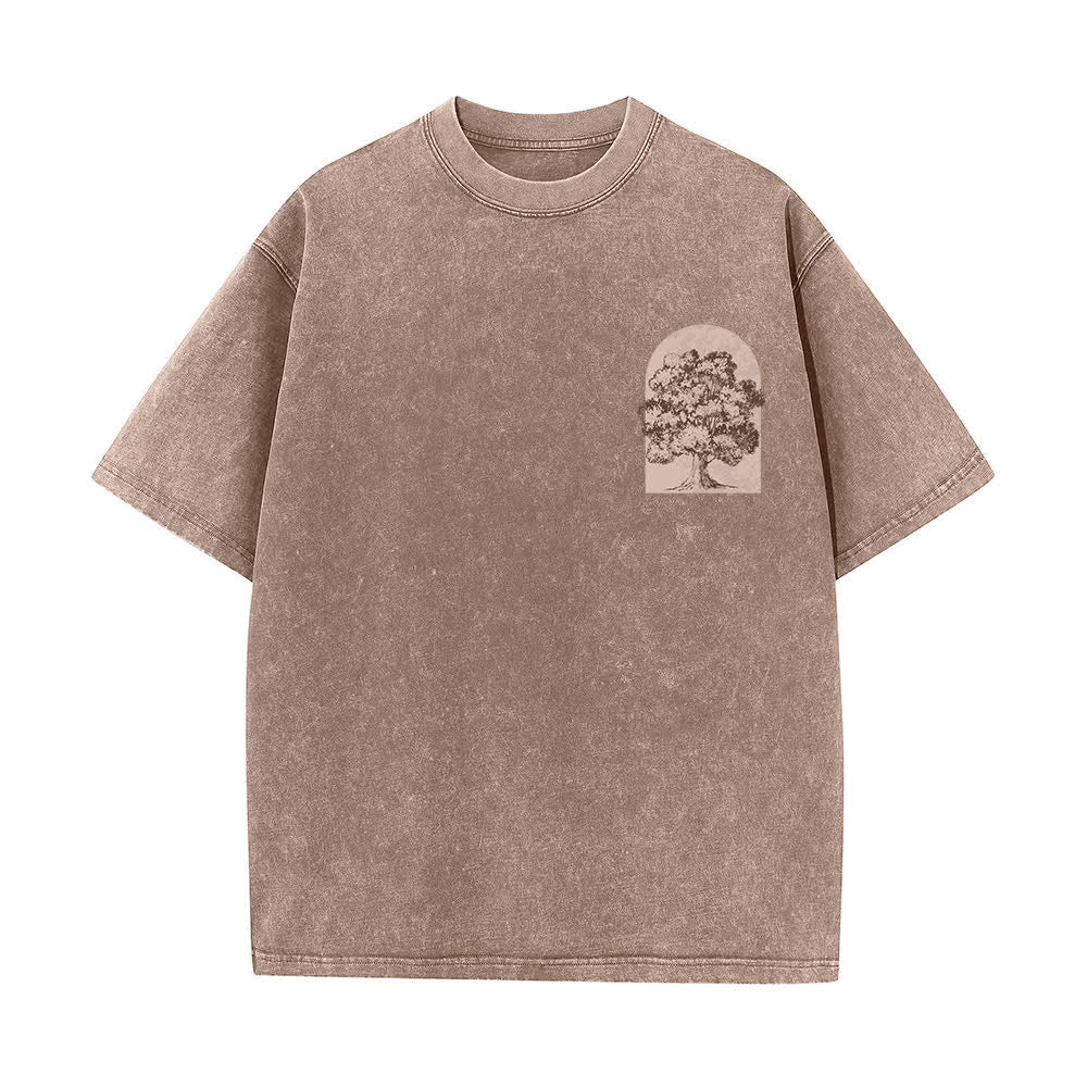 Christianartworkshop Camiseta extragrande lavada con estampado de árbol de Living Proof - image 14