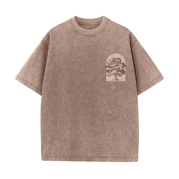 Christianartworkshop Camiseta extragrande lavada con estampado de árbol de Living Proof - image 14